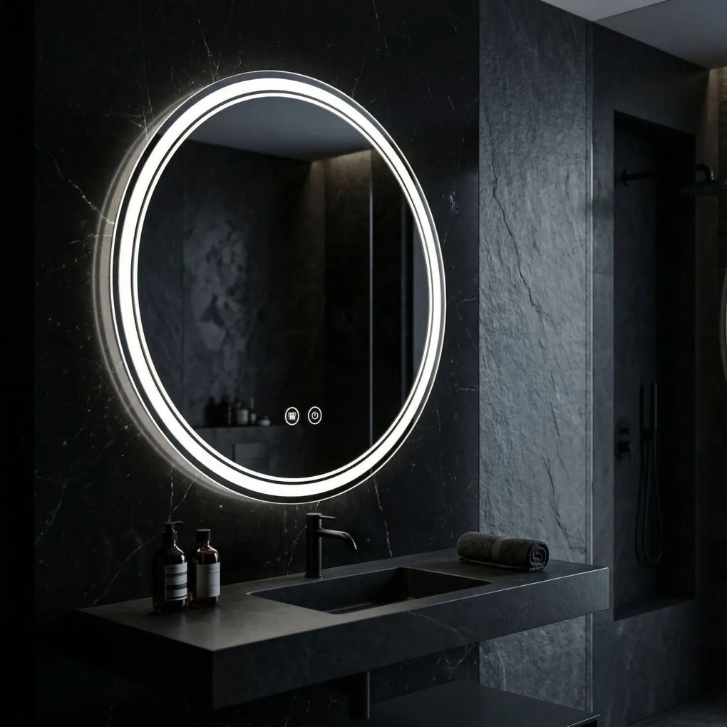 Oglindă LED SOFT 90