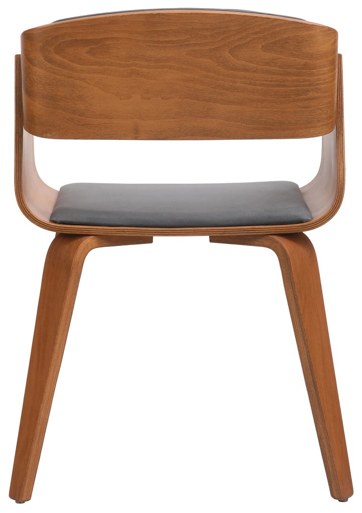 Scaun lemn curbat partial tapitat - daisy chair