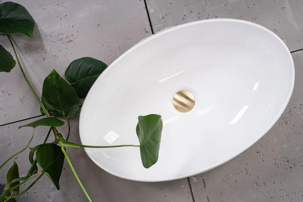 Lavoar ceramic pentru blat REA Maya