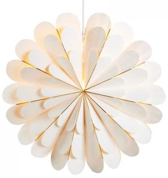 Decorațiune de Crăciun MARIGOLD 1xE14/25W/230V d. 60 cm albă Markslöjd 705309