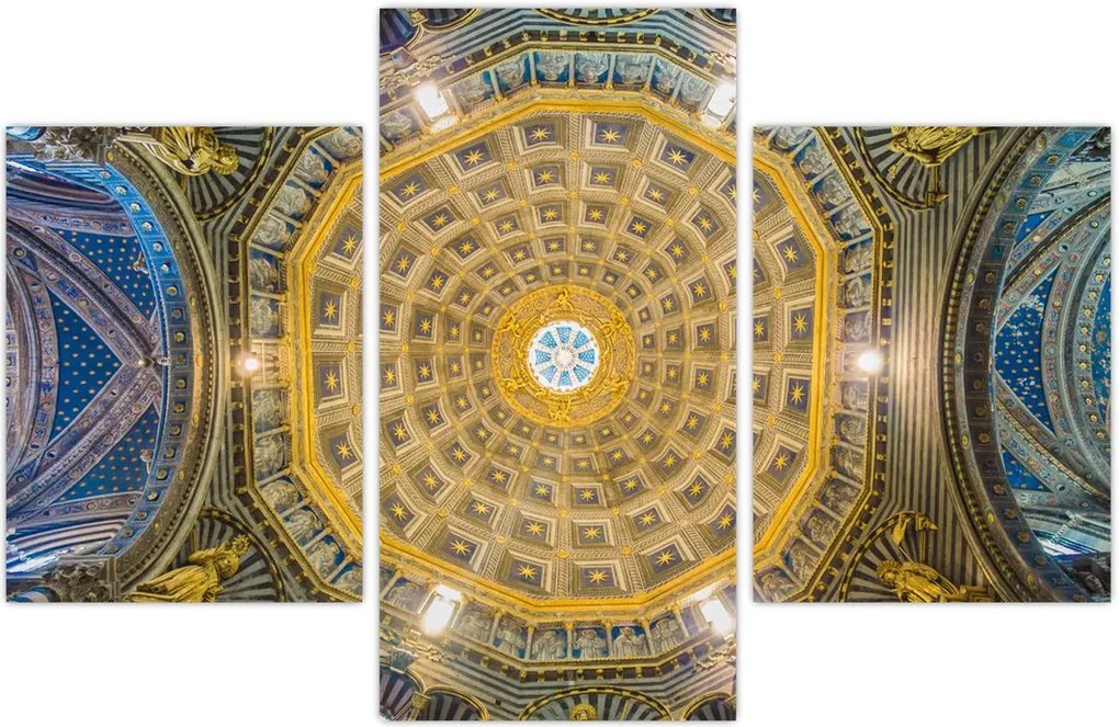 Tablou cu tavanul bisericii Siena (90x60 cm)