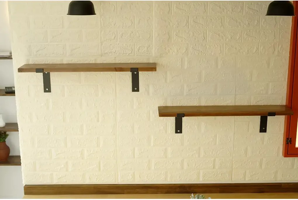 Set rafturi de perete din lemn, seria A-620, Homs, 30300