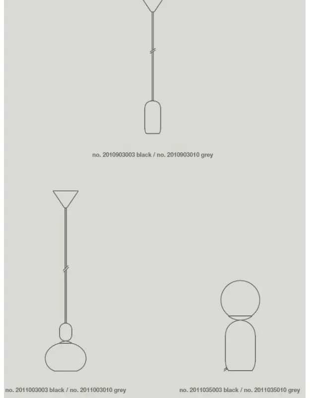 Lustra, Pendul modern design minimalist Notti mocha 2011003003 NL