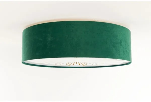 Plafonieră RAYS 2xE27/60W/230V d. 40 cm verde