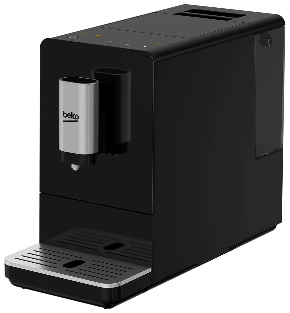 Espressor automat beko ceg3190b, 1350 w, 19 bar, 1.5 l, touch control, rasnita integrata, curatare automata, cafea boabe, negru