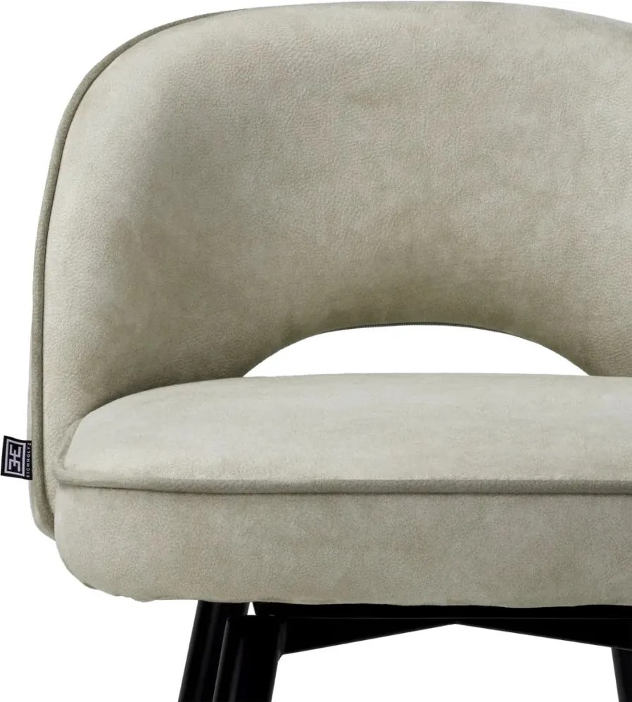 Set de 2 scaune bar design LUX Cliff, Mayer silver