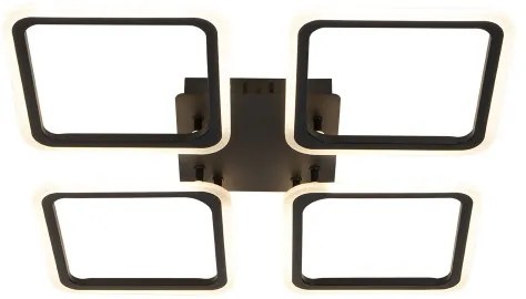 Plafonieră LED dimabilă, 95W/230V, 3000-6500K, cu telecomandă