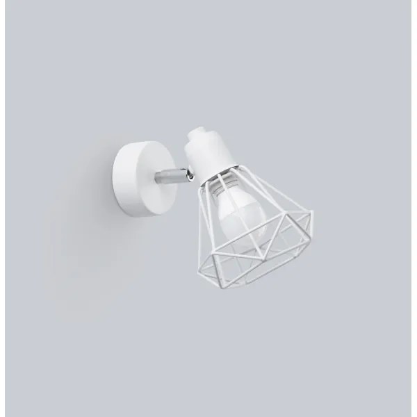 Spot de perete ARTEMIS 1xE14/40W/230V alb Sollux SL.1102