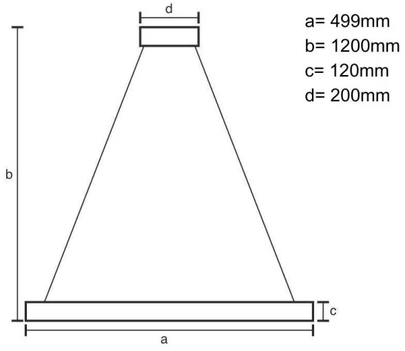Lustră LED dimabilă pe cablu LED/90W/230V 3000-6500K alb + telecomandă