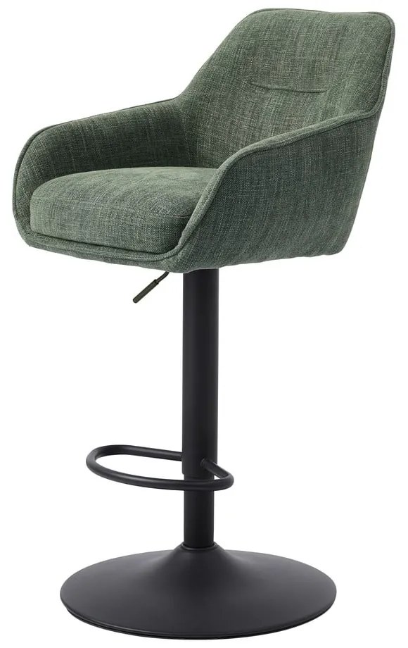 Scaune de bar verzi 2 buc. (înălțime șezut 69 cm) Avola – Unique Furniture
