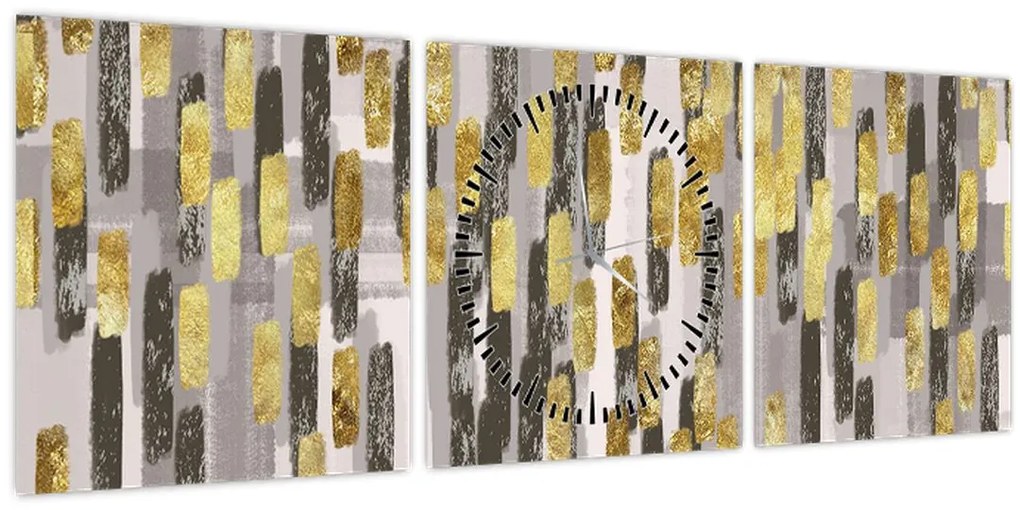 Tablou - Decor modern (cu ceas) (90x30 cm)