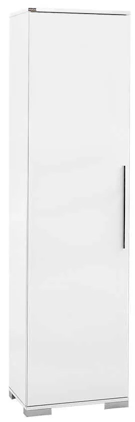 Dulap multifunctional Adore Diamond, 8 rafturi , Usa reversibila, Alb 50 x 187 x 35  Cm