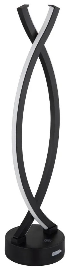 Globo 58457S - Lampă de birou LED tactilă reglabilă HELA LED/1W/3,7V negru