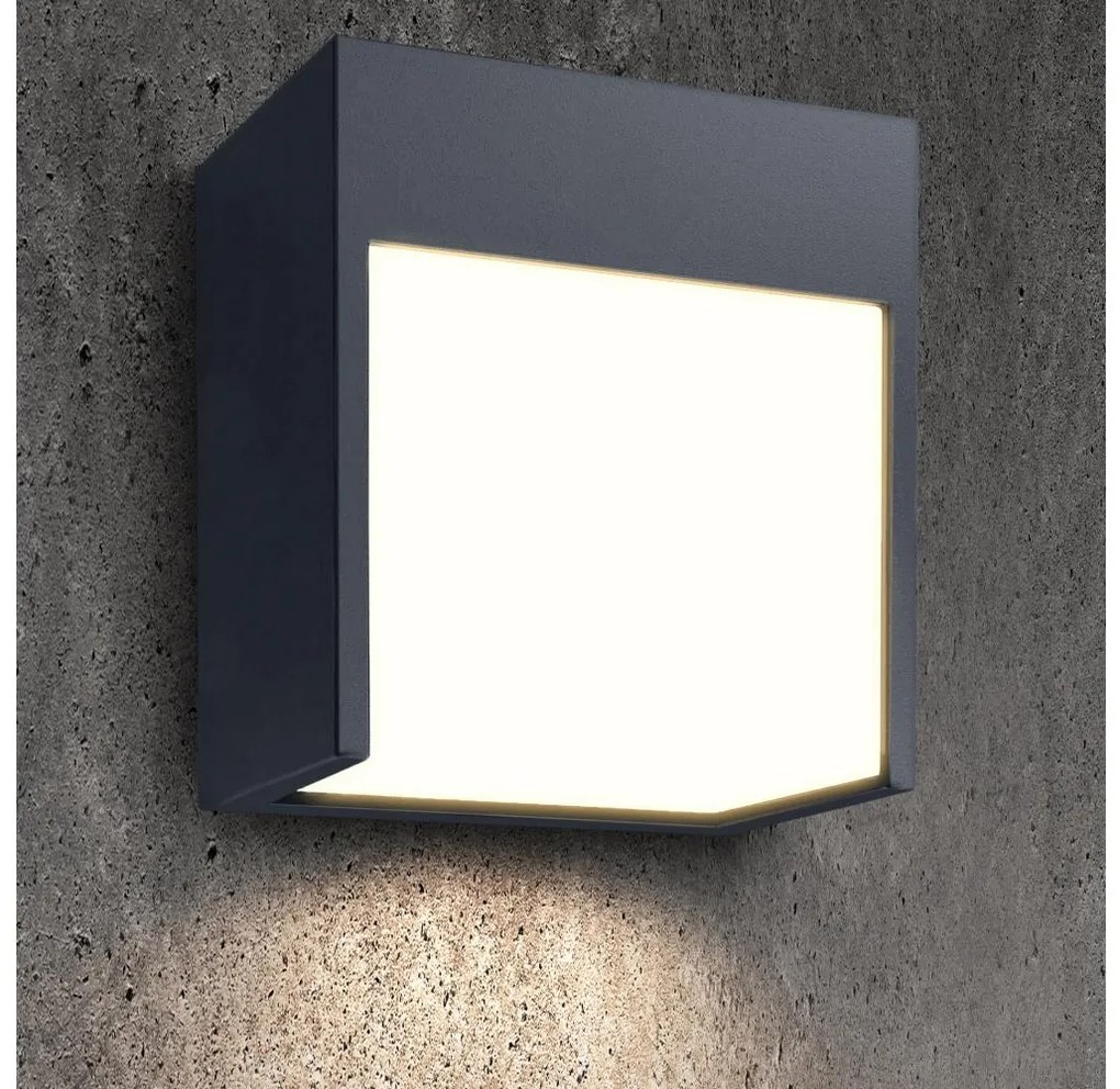 Aplică LED de exterior Brilagi TERNI LED/12W/230V antracit IP44