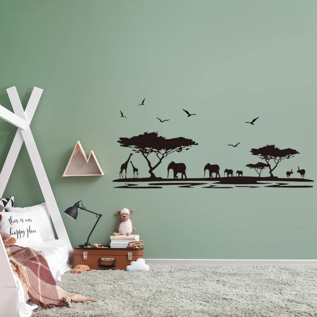 Autocolant de perete "Africa" 160x75 cm