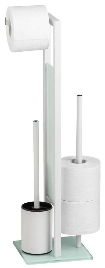 WENKO 21565100 - Perie WC RIVALTA 18x70 cm alb/negru