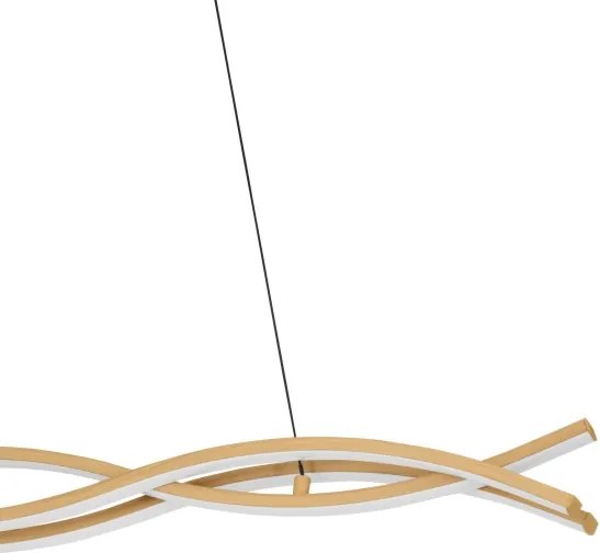 Eglo 901106 - Lampă suspendată LED pe cablu LASANA, 35W/230V, auriu