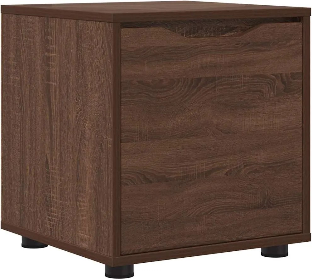 vidaXL Dulap de Baie Stejar închis 40,5 x 40 x 44 cm Lemn compozit