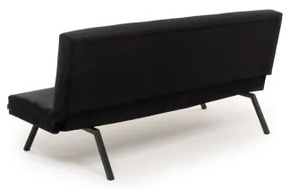Canapea extensibilă BAKU, 2 locuri, neagră