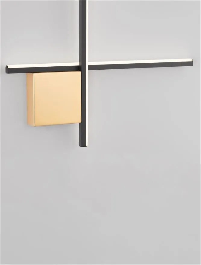 Aplica de perete cu lumina ambientala LED Cross 50cm