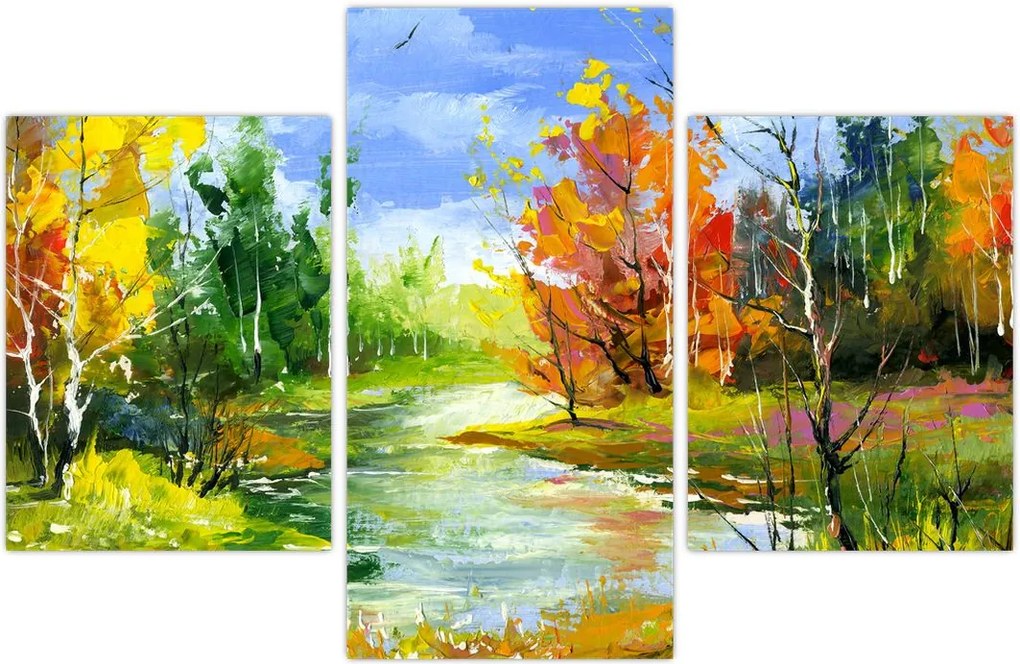 Tablou - Peisaj - pictură (90x60 cm)