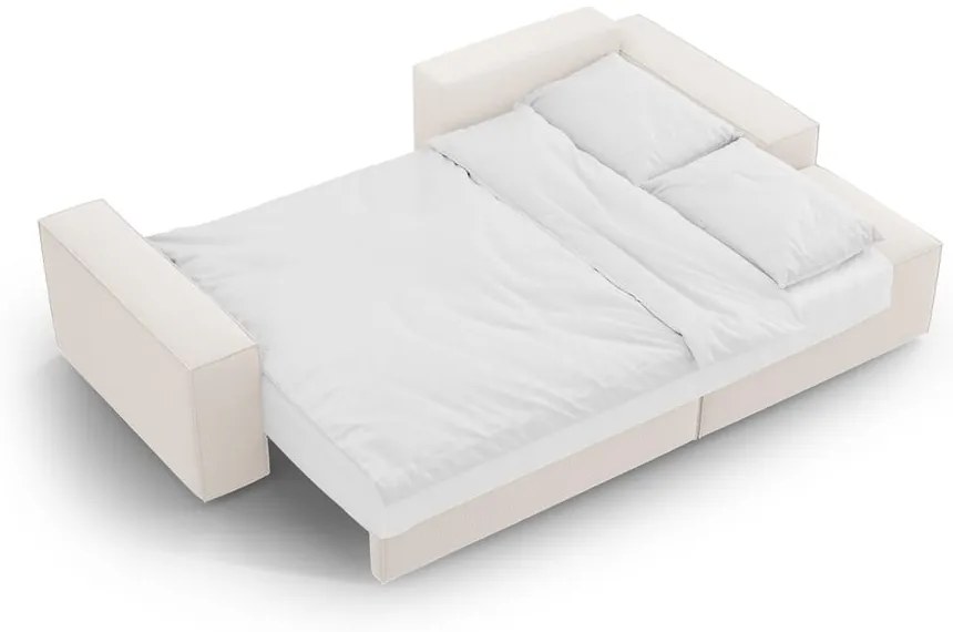 Colțar bej extensibil (cu colț pe partea dreaptă) Jodie – Micadoni Home