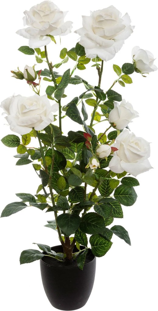 Flori artificiale in ghiveci ROSE SHBROTH, 74 cm