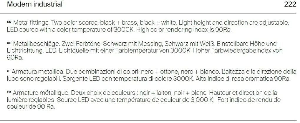 Pendul LED design modern Enigma alb