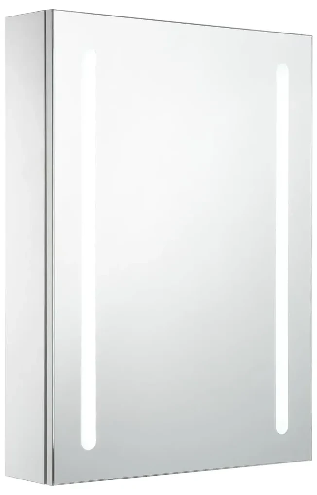 285117 vidaXL Dulap de baie cu oglindă și LED-uri, 50 x 13 x 70 cm
