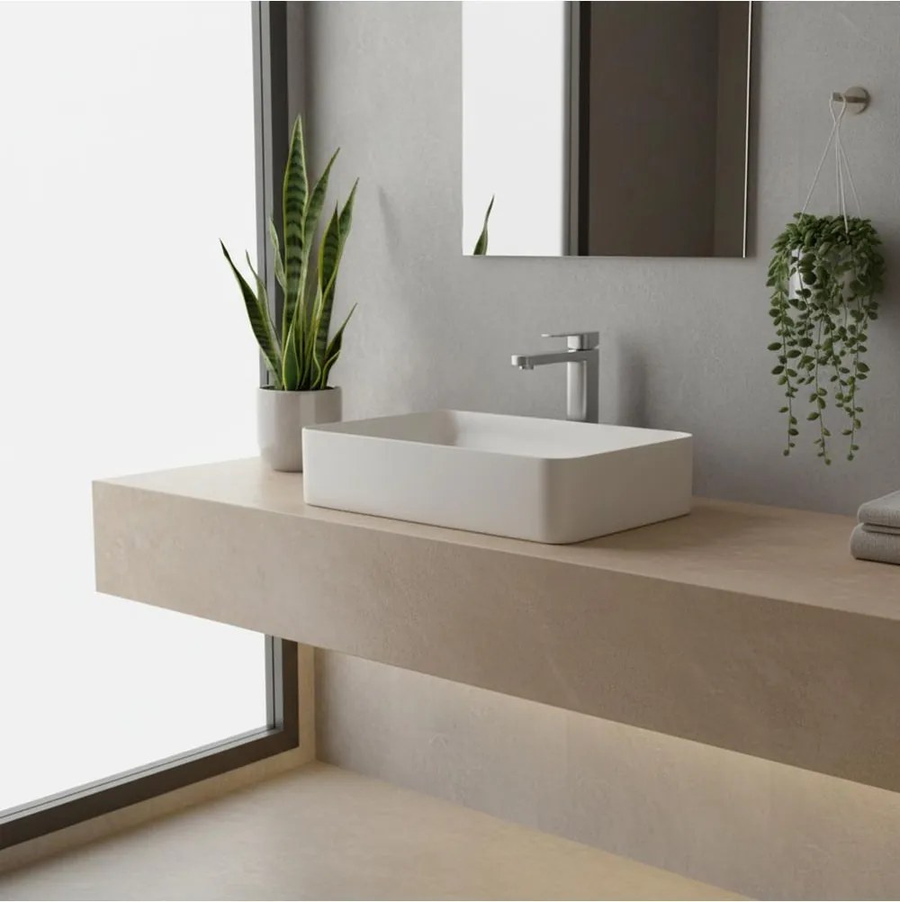 Baterie inalta lavoar Rea Arlo crom periat