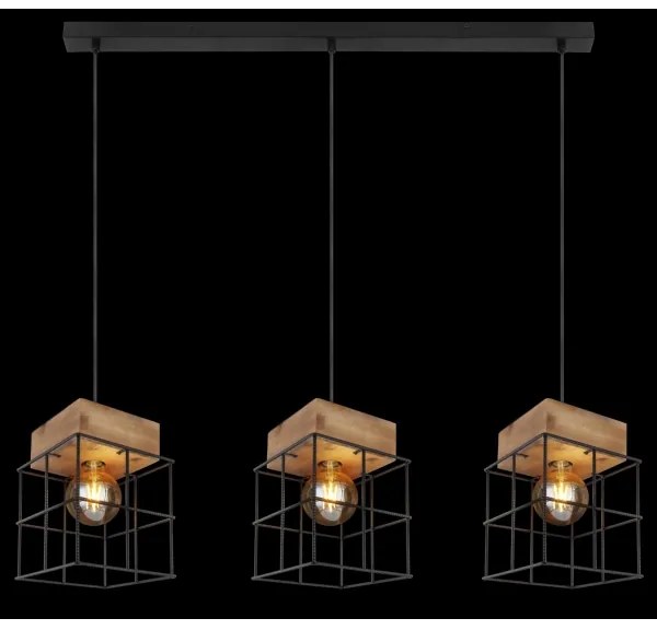 Lustră pe cablu MERRIL 3xE27/60W/230V Globo 15530-3H