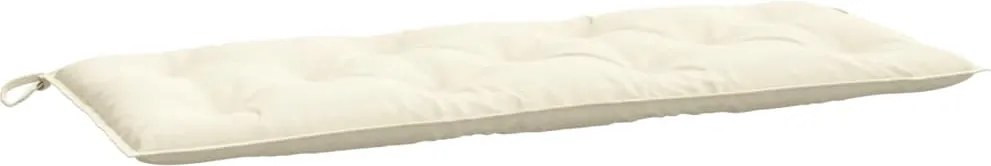 vidaXL Pernă bancă de grădină, crem, 120x50x7 cm, material oxford
