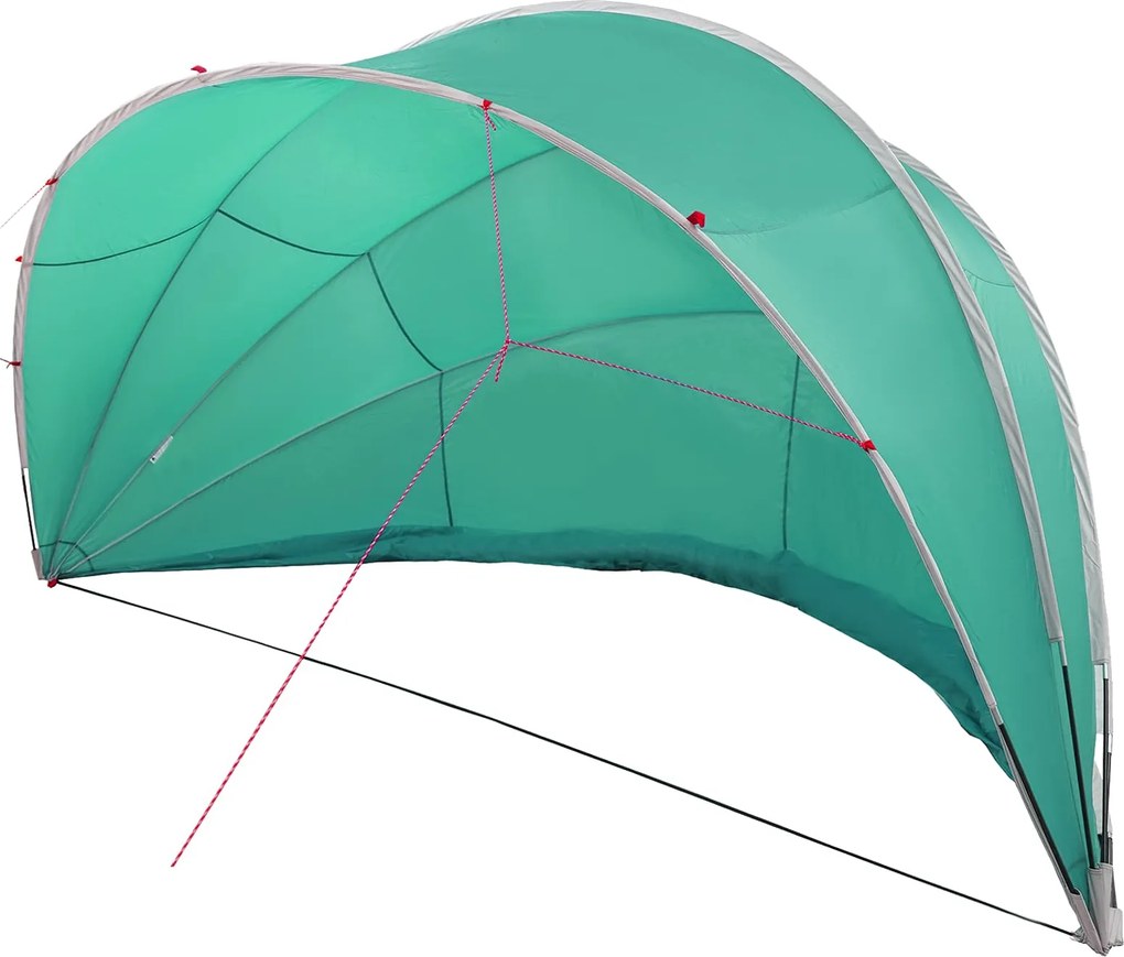 vidaXL Dom pentru piscină Manual albastru 546 x 516 x 250 cm