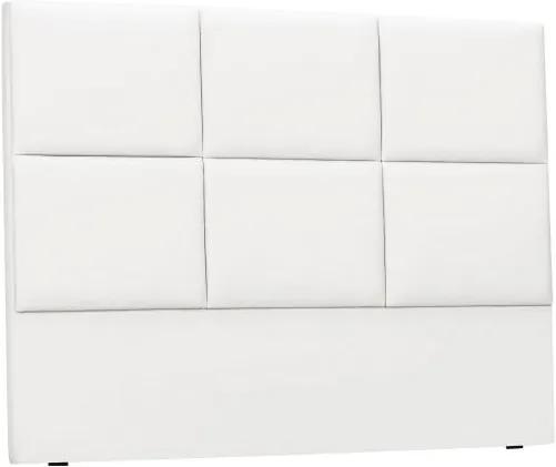 Tăblie tapițată pentru pat THE CLASSIC LIVING Aude, 160 x 120 cm, alb