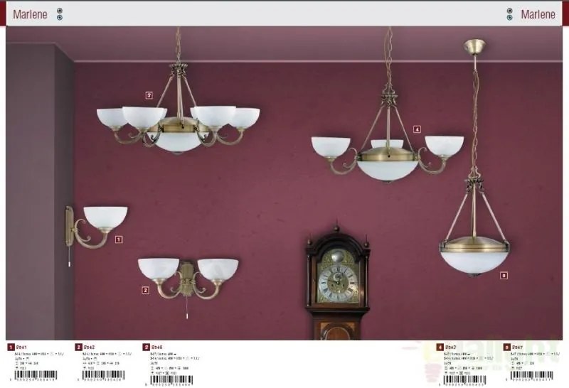 Candelabru 3 brate diametru 80cm Marlene 8543 RX