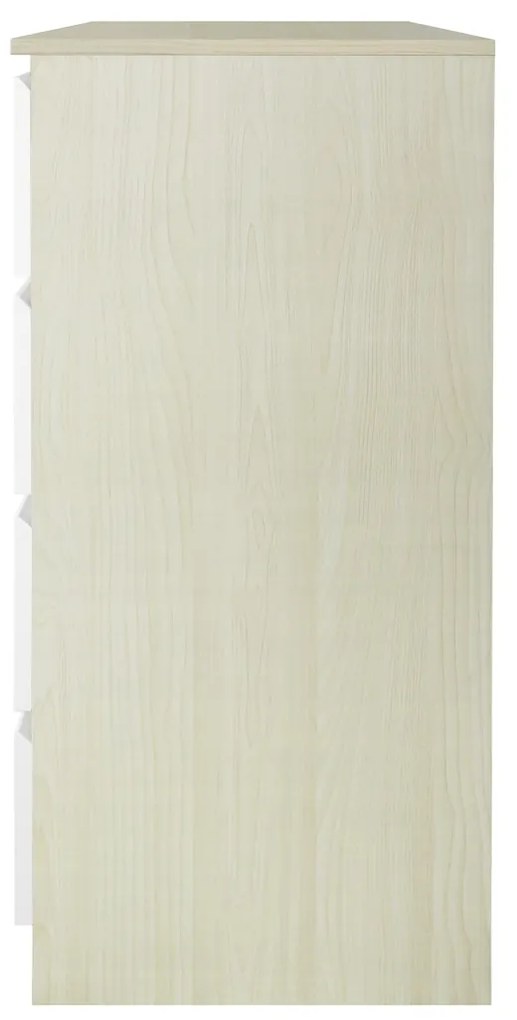 Comoda din MDF 80x39,5x93,5 cm alba