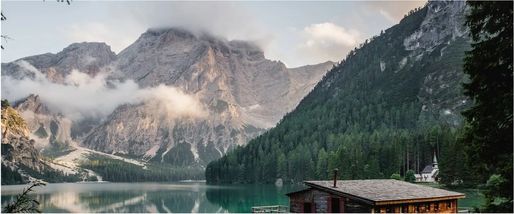 Tablou - Lake Prags (120x50 cm)