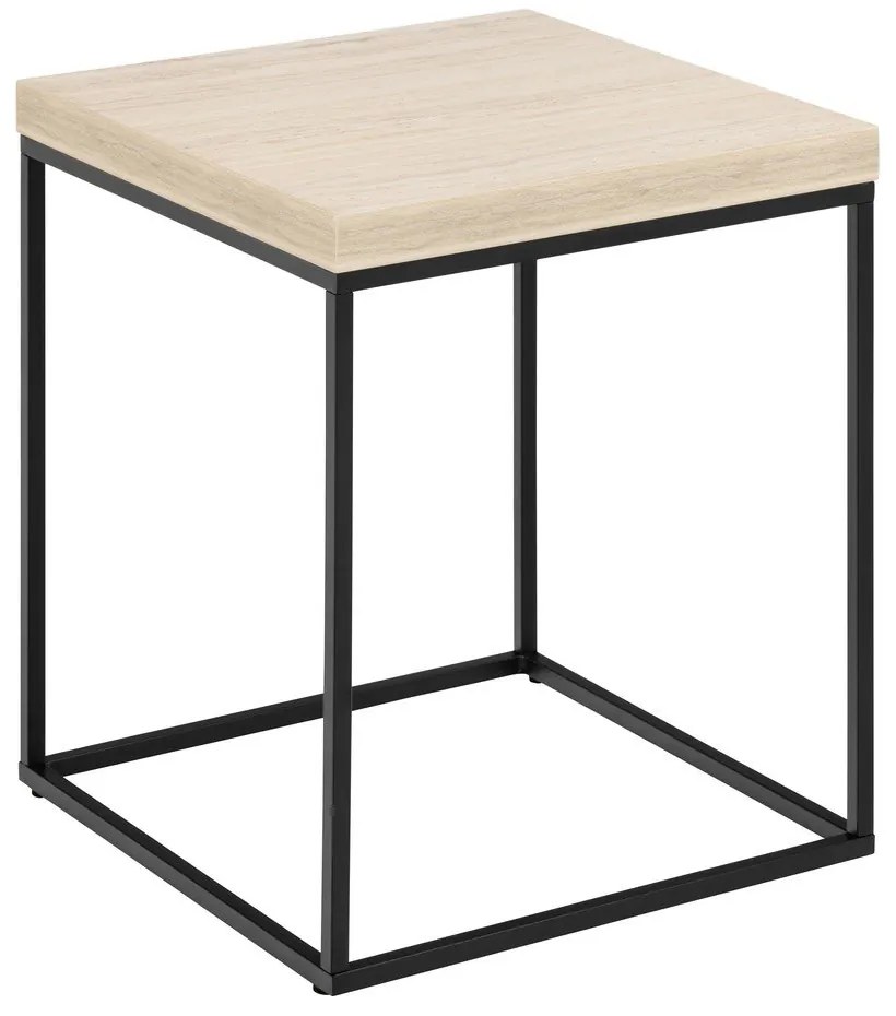 Măsuță auxiliară cu blat cu aspect de marmură 40x40 cm Barossa – Actona