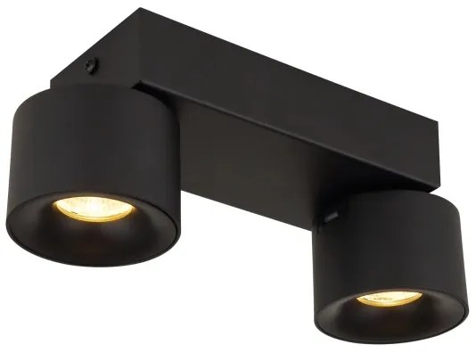 Spot LED Globo 56961-2B RAE 2xLED/6W/230V negru