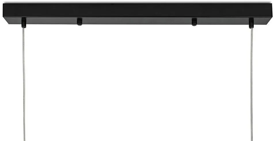 Lustra moderna cu 7 de surse de lumina si LED LINEA 90