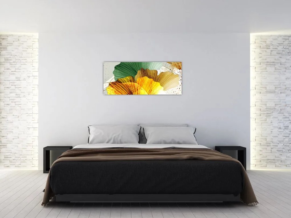 Tablou - Frunze (120x50 cm)