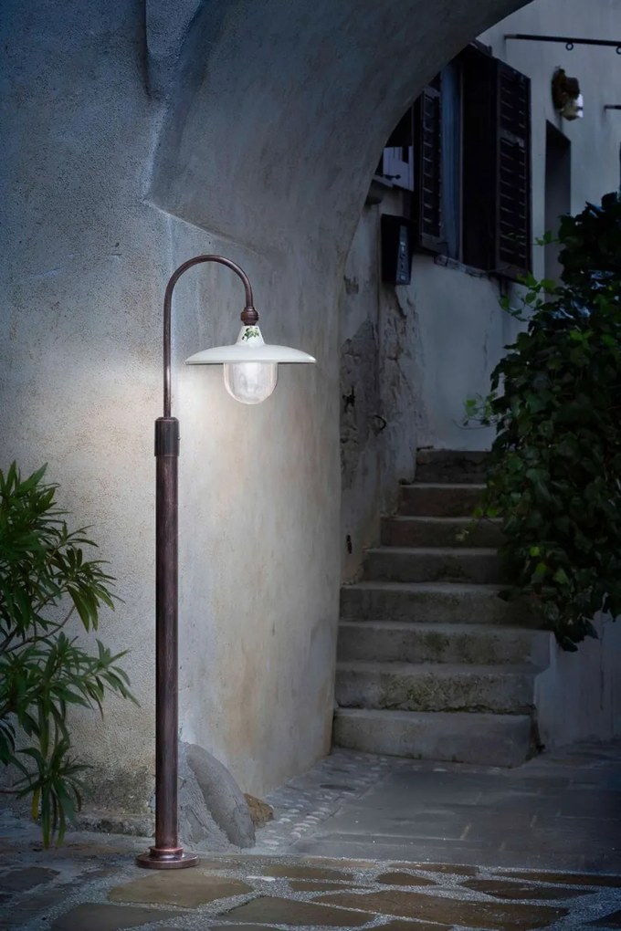 Stalp clasic pentru exterior realizata manual CAMPOBASSO, H-155cm