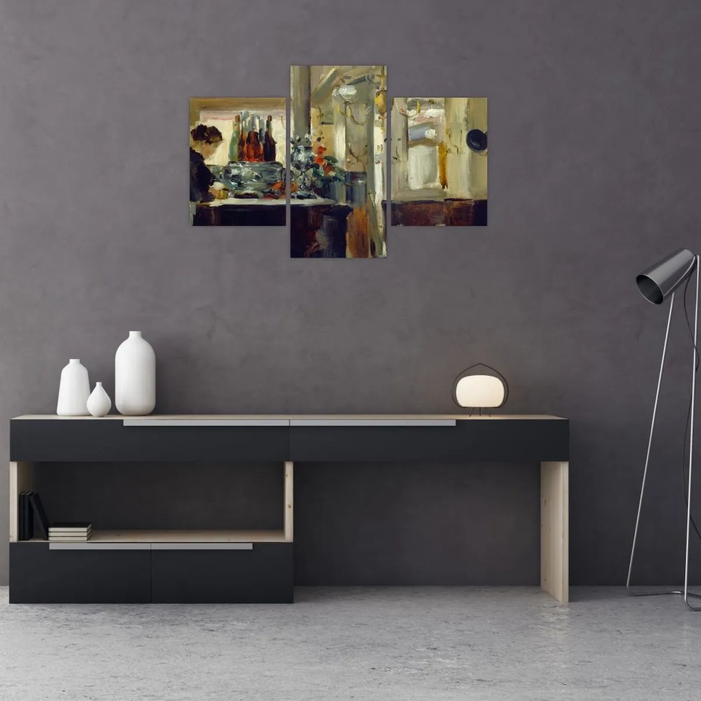 Tablou - Style of Edouard Manet, Bon Bock Cafe, reproducere (90x60 cm)