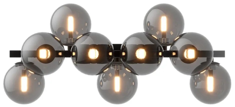 Aplica perete moderna design deosebit Dallas 9 negru