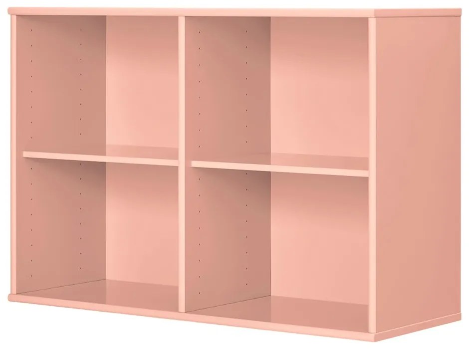 Bibliotecă roz suspendată 89x61x32,5 cm Mistral – Hammel Furniture