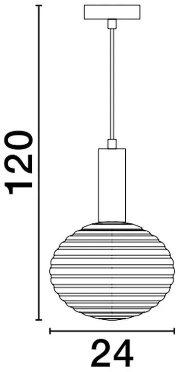 Lustra/Pendul design modern decorativ ALLEN D-24cm