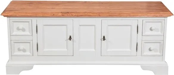 Comoda TV, L150 51 H56 cm, 2 usi 4 sertare,