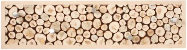 Cuier din lemn cu 5 carlige 45 cm Juniper Woodman