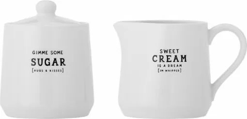 Set ceramic pentru lapte și zahăr, alb – Wendy