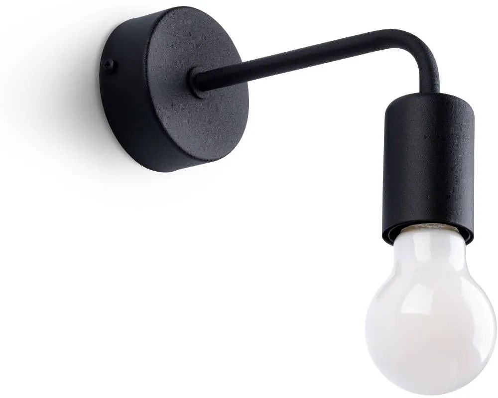 Sollux Lighting Norah plafonier 1x15 W negru SL.1449